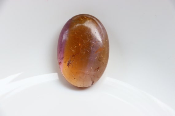 Ametrine Cabochon, Natural Ametrine Gemstone, Hand Polish Loose Stone For Jewellry, Loose Stone, Pocket Stone, Healing Crystal, Gemstone.