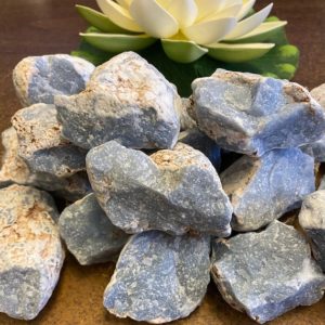 Shop Raw & Rough Angelite Stones! Angelite/Anhydrite Rough Mineral Specimen ANG8 | Natural genuine stones & crystals in various shapes & sizes. Buy raw cut, tumbled, or polished gemstones for making jewelry or crystal healing energy vibration raising reiki stones. #crystals #gemstones #crystalhealing #crystalsandgemstones #energyhealing #affiliate #ad