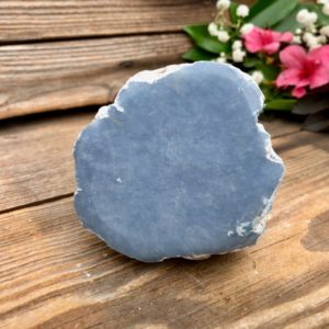 Shop Raw & Rough Angelite Stones! Angelite Blue Anhydrite Polished Crystal | Natural genuine stones & crystals in various shapes & sizes. Buy raw cut, tumbled, or polished gemstones for making jewelry or crystal healing energy vibration raising reiki stones. #crystals #gemstones #crystalhealing #crystalsandgemstones #energyhealing #affiliate #ad