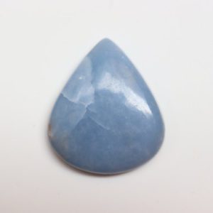 A+ Angelite Cabochon, Reiki Energy, Blessed Hand Polish, Pocket Pendulum angelic Cabochon, Angelite Pocket Stone, Angelite Necklace | Natural genuine stones & crystals in various shapes & sizes. Buy raw cut, tumbled, or polished gemstones for making jewelry or crystal healing energy vibration raising reiki stones. #crystals #gemstones #crystalhealing #crystalsandgemstones #energyhealing #affiliate #ad