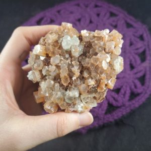 Shop Raw & Rough Aragonite Stones! Large Aragonite Sputnik Crystal Cluster Stones Crystals Raw aliens weird stone brown spiky star mineral | Natural genuine stones & crystals in various shapes & sizes. Buy raw cut, tumbled, or polished gemstones for making jewelry or crystal healing energy vibration raising reiki stones. #crystals #gemstones #crystalhealing #crystalsandgemstones #energyhealing #affiliate #ad