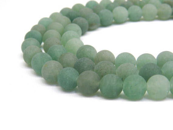 Green Aventurine, Matte Beads, 8mm Beads, Green Aventurine Beads, Frosted Beads, Frosted Green, Light Green, Light Green Beads, 6mm Beads