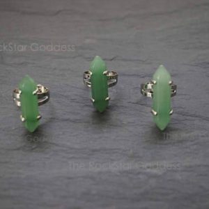 Aventurine Ring, Silver Aventurine Ring, Gemstone Ring, Green Aventurine, Aventurine Crystal, Stone of Prosperity | Natural genuine Gemstone rings, simple unique handcrafted gemstone rings. #rings #jewelry #shopping #gift #handmade #fashion #style #affiliate #ad