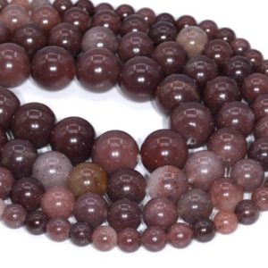 Shop Aventurine Beads! Purple Brown Aventurine Loose Beads Round Shape 6mm 8mm 10mm | Natural genuine beads Aventurine beads for beading and jewelry making.  #jewelry #beads #beadedjewelry #diyjewelry #jewelrymaking #beadstore #beading #affiliate #ad