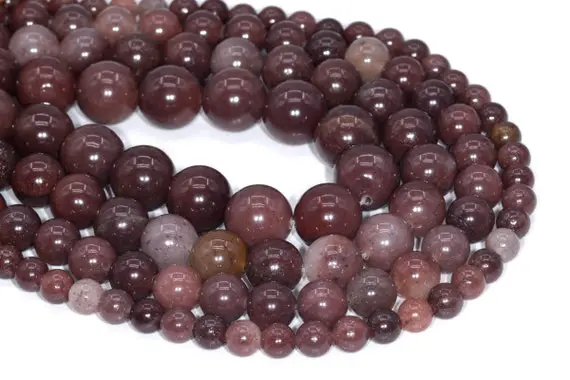 Purple Brown Aventurine Loose Beads Round Shape 6mm 8mm 10mm