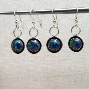 Shop Azurite Earrings! Azurite malikite dangle earrings | Natural genuine Azurite earrings. Buy crystal jewelry, handmade handcrafted artisan jewelry for women.  Unique handmade gift ideas. #jewelry #beadedearrings #beadedjewelry #gift #shopping #handmadejewelry #fashion #style #product #earrings #affiliate #ad