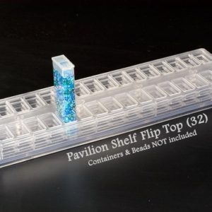 Shop Bead Storage Containers & Organizers! Bead Pavilion Shelf for Flip Top Containers (32 Holes) – Bead Storage Display, Jewelry Making Tools Organizer | Shop jewelry making and beading supplies, tools & findings for DIY jewelry making and crafts. #jewelrymaking #diyjewelry #jewelrycrafts #jewelrysupplies #beading #affiliate #ad