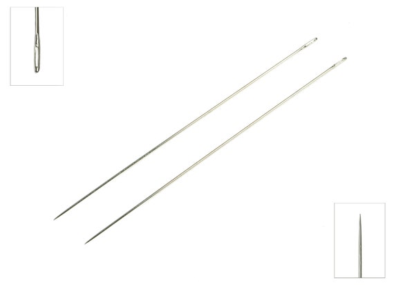 Beading Needles - Size 16 - Pearl Needles - Beading Supplies - Beading Needles Findings - 1package:25pcs - 55.17x0.41mm - Th1053