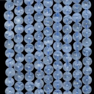 6MM Chalcedony Blue Lace Agate Gemstone Blue AA Round 6MM Loose Beads 15.5 inch Full Strand (90183789-368) | Natural genuine beads Array beads for beading and jewelry making.  #jewelry #beads #beadedjewelry #diyjewelry #jewelrymaking #beadstore #beading #affiliate #ad