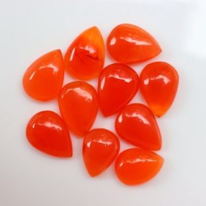 Shop Carnelian Cabochons! Carnelian 10pc Lot Cabochons, Carnelian Crystal, Drope Shape Carnelian, Carnelian crystal for Jewelry, Carnelian Emotional confidence. | Natural genuine stones & crystals in various shapes & sizes. Buy raw cut, tumbled, or polished gemstones for making jewelry or crystal healing energy vibration raising reiki stones. #crystals #gemstones #crystalhealing #crystalsandgemstones #energyhealing #affiliate #ad
