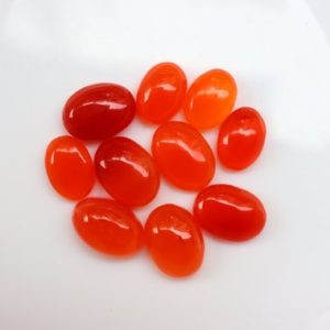 Shop Carnelian Cabochons! Carnelian 10pc Lot Cabochons, Carnelian Crystal, Oval Shape Carnelian, Carnelian crystal for Jewelry, Carnelian Emotional confidence. | Natural genuine stones & crystals in various shapes & sizes. Buy raw cut, tumbled, or polished gemstones for making jewelry or crystal healing energy vibration raising reiki stones. #crystals #gemstones #crystalhealing #crystalsandgemstones #energyhealing #affiliate #ad