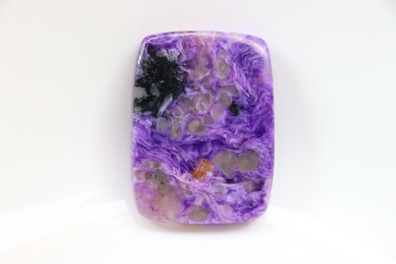 Charoite Cabochon, Natural Charoite Cabochon, Loose Stone, Pocket Stone Charoite Stones, Charoite Crystals, Purple Stone, Healing Gemstone.