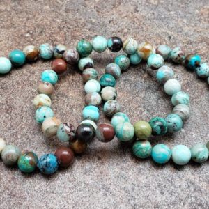 Shop Chrysocolla Jewelry! Chrysocolla Bracelet, 7 inch | Natural genuine Chrysocolla jewelry. Buy crystal jewelry, handmade handcrafted artisan jewelry for women.  Unique handmade gift ideas. #jewelry #beadedjewelry #beadedjewelry #gift #shopping #handmadejewelry #fashion #style #product #jewelry #affiliate #ad