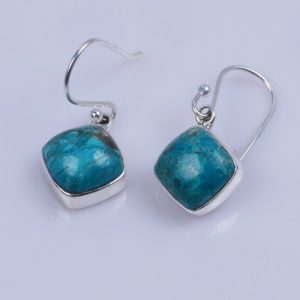Shop Chrysocolla Earrings! Natural Chrysocolla Earrings ,Gemstone jewelry, 925 Solid Silver Earring,Cushion Stone Earring, Chrysocolla Earrings,Gifts for Women | Natural genuine Chrysocolla earrings. Buy crystal jewelry, handmade handcrafted artisan jewelry for women.  Unique handmade gift ideas. #jewelry #beadedearrings #beadedjewelry #gift #shopping #handmadejewelry #fashion #style #product #earrings #affiliate #ad