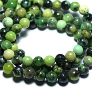 Shop Chrysoprase Bead Shapes! 10pc – Stone Beads – Chrysoprase Balls 6mm green olive khaki – 7427039737395 | Natural genuine other-shape Chrysoprase beads for beading and jewelry making.  #jewelry #beads #beadedjewelry #diyjewelry #jewelrymaking #beadstore #beading #affiliate #ad