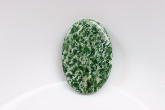 Diopside With Zoisite Cabochon, Natural Diopside With Zoisite Gemstone For Making Jewelry, Loose Stone, Pendant Stone, Diopside Gemstone.