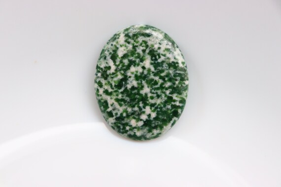 Diopside With Zoisite Cabochon, Natural Diopside With Zoisite Gemstone For Making Jewelry, Loose Stone, Pendant Stone, Diopside Gemstone.