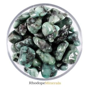 Shop Emerald Stones & Crystals! Emerald Tumbled Stone, Emerald, Tumbled Stones, Stones, Crystals, Rocks, Gifts, Gemstones, Gems, Zodiac Crystals, Healing Crystals, Favors | Natural genuine stones & crystals in various shapes & sizes. Buy raw cut, tumbled, or polished gemstones for making jewelry or crystal healing energy vibration raising reiki stones. #crystals #gemstones #crystalhealing #crystalsandgemstones #energyhealing #affiliate #ad