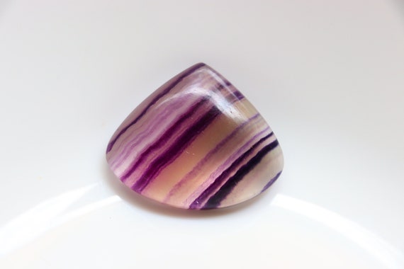 Big Size Fluorite Crystal Cabochon | Fluorite Cabochon | Home Living, Spirituality Religion, Loose Stone, Flourite Worry Stone, Pocket Stone