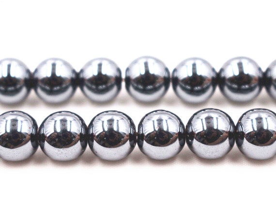 Natural Aa Hematite Beads,6mm 8mm 10mm 12mm Hematite Beads,one Strand 15"