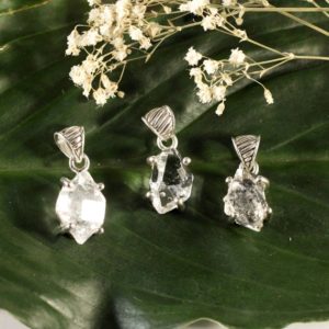 Shop Herkimer Diamond Pendants! Stunning Herkimer Diamond Pendants // Herkimer Diamond Jewelry // Quartz Jewelry // Sterling Silver // Village Silversmith | Natural genuine Herkimer Diamond pendants. Buy crystal jewelry, handmade handcrafted artisan jewelry for women.  Unique handmade gift ideas. #jewelry #beadedpendants #beadedjewelry #gift #shopping #handmadejewelry #fashion #style #product #pendants #affiliate #ad