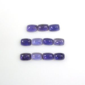 Shop Iolite Shapes! Iolite Cab Emerald Cushion Shape 7x5mm Approximately 10 Carat, Variety of Cordierite, Transparent Gem with Purplish Tinge, For Jewelry(8685) | Natural genuine stones & crystals in various shapes & sizes. Buy raw cut, tumbled, or polished gemstones for making jewelry or crystal healing energy vibration raising reiki stones. #crystals #gemstones #crystalhealing #crystalsandgemstones #energyhealing #affiliate #ad