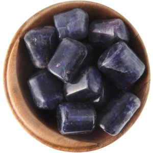 Shop Iolite Stones & Crystals! 1 Iolite – Ethically Sourced Tumbled Stone | Natural genuine stones & crystals in various shapes & sizes. Buy raw cut, tumbled, or polished gemstones for making jewelry or crystal healing energy vibration raising reiki stones. #crystals #gemstones #crystalhealing #crystalsandgemstones #energyhealing #affiliate #ad