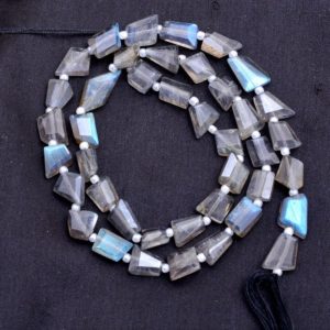 Shop Labradorite Chip & Nugget Beads! AAA+ Labradorite 9mm-11mm Faceted Nuggets | 14inch Strand | Natural Fire Labradorite Semi Precious Gemstone Tumbled Fancy Beads for Jewelry | Natural genuine chip Labradorite beads for beading and jewelry making.  #jewelry #beads #beadedjewelry #diyjewelry #jewelrymaking #beadstore #beading #affiliate #ad