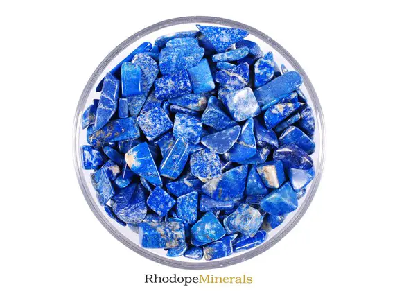 Set Of 3 Lapis Lazuli Tumbled Stones, Lapis Lazuli, Stones, Crystals, Rocks, Gifts, Gemstones, Gems, Zodiac Crystals, Healing Crystals