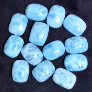 Shop Larimar Cabochons! AAA+ Larimar 12x16mm Rectangle Cushion Cabochon | Larimar Gemstone Fancy Cabochon | Natural Loose Semi Precious Gemstone Jewelry Making Cabs | Natural genuine stones & crystals in various shapes & sizes. Buy raw cut, tumbled, or polished gemstones for making jewelry or crystal healing energy vibration raising reiki stones. #crystals #gemstones #crystalhealing #crystalsandgemstones #energyhealing #affiliate #ad