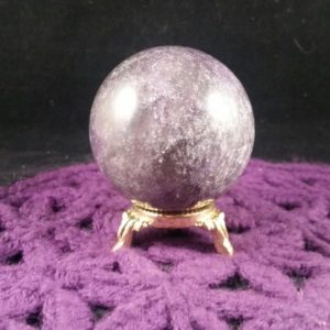 SALE Lepidolite Sphere Crystal Ball 60mm Stones Carved Crystals Polished Sparkly Purple lithium mica carving Choose your stand | Natural genuine stones & crystals in various shapes & sizes. Buy raw cut, tumbled, or polished gemstones for making jewelry or crystal healing energy vibration raising reiki stones. #crystals #gemstones #crystalhealing #crystalsandgemstones #energyhealing #affiliate #ad