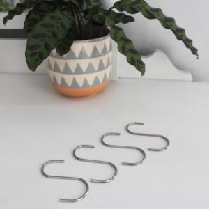 Shop Hemp Jewelry Making Supplies! Macrame S-Hook | Stainless Steel 3" 3.5" Large Hanger S Shape Hooks Craft Supplies Tools Kitchen Office Bedroom | Canada Urban Jungle Design | Shop jewelry making and beading supplies, tools & findings for DIY jewelry making and crafts. #jewelrymaking #diyjewelry #jewelrycrafts #jewelrysupplies #beading #affiliate #ad