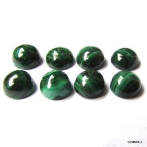 Shop Malachite Cabochons! 10 pieces 6mm Malachite Cabochon Round Loose Gemstone, Green Malachite Round cabochon Gemstone AAA Quality have lots of gorgeous Gemstone | Natural genuine stones & crystals in various shapes & sizes. Buy raw cut, tumbled, or polished gemstones for making jewelry or crystal healing energy vibration raising reiki stones. #crystals #gemstones #crystalhealing #crystalsandgemstones #energyhealing #affiliate #ad
