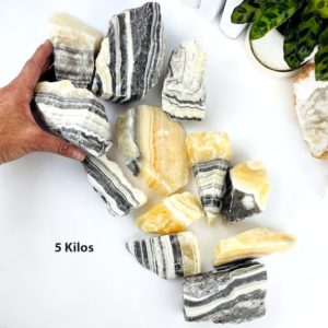 Shop Raw & Rough Onyx Stones! Mexican Onyx Rough Stone – 5Kilo Bag  (BLKBIN-08) | Natural genuine stones & crystals in various shapes & sizes. Buy raw cut, tumbled, or polished gemstones for making jewelry or crystal healing energy vibration raising reiki stones. #crystals #gemstones #crystalhealing #crystalsandgemstones #energyhealing #affiliate #ad