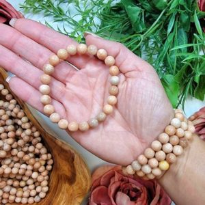 8mm Peach Moonstone Bracelet – No. 777 | Natural genuine Moonstone bracelets. Buy crystal jewelry, handmade handcrafted artisan jewelry for women.  Unique handmade gift ideas. #jewelry #beadedbracelets #beadedjewelry #gift #shopping #handmadejewelry #fashion #style #product #bracelets #affiliate #ad