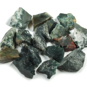 Moss Agate Raw Stone – Rough Moss Agate Stones – Gemstones for Crystal Healing – RA1020 | Natural genuine stones & crystals in various shapes & sizes. Buy raw cut, tumbled, or polished gemstones for making jewelry or crystal healing energy vibration raising reiki stones. #crystals #gemstones #crystalhealing #crystalsandgemstones #energyhealing #affiliate #ad