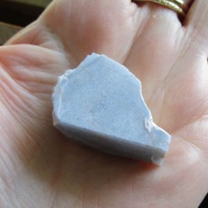Shop Raw & Rough Angelite Stones! Natural Blue Angelite Raw Gemstone Specimen | Natural genuine stones & crystals in various shapes & sizes. Buy raw cut, tumbled, or polished gemstones for making jewelry or crystal healing energy vibration raising reiki stones. #crystals #gemstones #crystalhealing #crystalsandgemstones #energyhealing #affiliate #ad