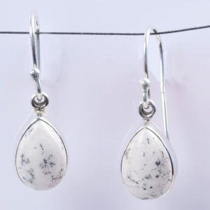 Shop Dendritic Agate Jewelry! Natural Dendritic Earrings, Dendrite Opal earrings. 925 Silver earrings, Dendritic Agate Earring, Pear Shape Stone Earring Jewelry | Natural genuine Dendritic Agate jewelry. Buy crystal jewelry, handmade handcrafted artisan jewelry for women.  Unique handmade gift ideas. #jewelry #beadedjewelry #beadedjewelry #gift #shopping #handmadejewelry #fashion #style #product #jewelry #affiliate #ad