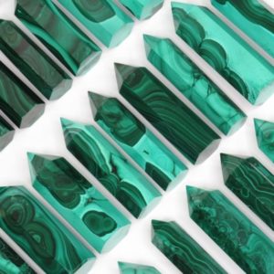 Natural Malachite Towers, Gemstone Tower, Crystal Tower, Protection Stone, Earth Crystal, Peace, Connection Stone, Clears Negative Energy |  #affiliate