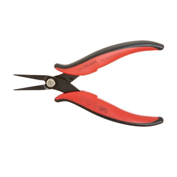 Needle Nose Pliers, Long Flat Nose Pliers With Smooth Jaws, 3.0mm Nose, Hakko Pliers; Jewelers Pliers, Beading Pliers, Jewelry Making