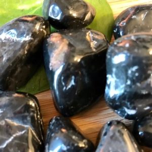 Tumbled Black Onyx Stones Set with Gift Bag and Note |  #affiliate