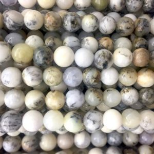 natural white opal beads – white gemstone beads – 8mm opal round beads – opal stone beads supplies – opal gem wholesale – 15 inch | Natural genuine round Opal beads for beading and jewelry making.  #jewelry #beads #beadedjewelry #diyjewelry #jewelrymaking #beadstore #beading #affiliate #ad