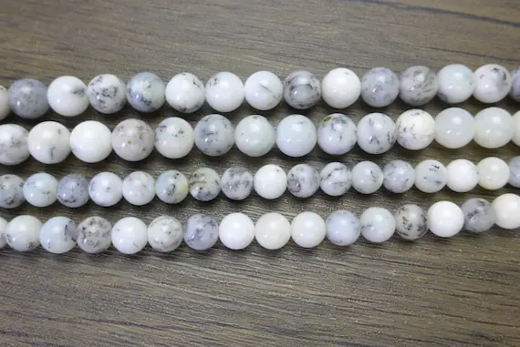 Natural White Opal Smooth Round Beads - Genuine Opal Gemstone 8mm 10mm Beads - Quality Opal Stone Beads Supplies - Jewellery Making Supplies
