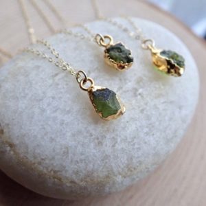 Raw Peridot Necklace,Peridot Necklace,Peridot Jewelry,Bithstone Jewelry,Birthstone Necklace,Raw Stone Necklace,August Birthstone Necklace | Natural genuine Gemstone necklaces. Buy crystal jewelry, handmade handcrafted artisan jewelry for women.  Unique handmade gift ideas. #jewelry #beadednecklaces #beadedjewelry #gift #shopping #handmadejewelry #fashion #style #product #necklaces #affiliate #ad