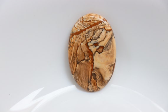 Picture Jasper Cabochon, Large Size, Picture Jasper Natural Cabochon, Healing Crystal, Meditation, Power Stone, Healing Stone, Gemstone