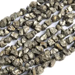 Shop Pyrite Chip & Nugget Beads! Copper Pyrite Beads Rough Edge Granule Pebble Chips Aaa Genuine Natural Full Strand Beads 2-3mm | Natural genuine chip Pyrite beads for beading and jewelry making.  #jewelry #beads #beadedjewelry #diyjewelry #jewelrymaking #beadstore #beading #affiliate #ad