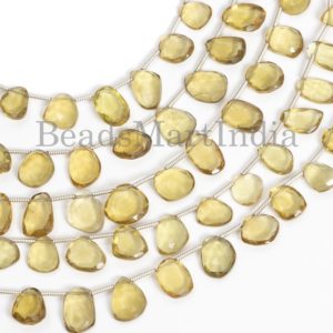 Shop Quartz Crystal Bead Shapes! Champion Quartz Faceted Flat Fancy Rose cut Beads, Champion Quartz Faceted Beads, Quartz Fancy Beads, Quartz Beads, Faceted Quartz Beads | Natural genuine other-shape Quartz beads for beading and jewelry making.  #jewelry #beads #beadedjewelry #diyjewelry #jewelrymaking #beadstore #beading #affiliate #ad