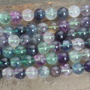 Shop Round Gemstone Beads! rainbow fluorite gemstone beads – 12mm natural fluorite beads – colorful jewelry beads – natural stone beads – 12mm round beads -15inch | Natural genuine round Gemstone beads for beading and jewelry making.  #jewelry #beads #beadedjewelry #diyjewelry #jewelrymaking #beadstore #beading #affiliate #ad