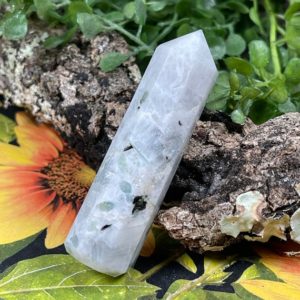 Rainbow Moonstone Point – Blue Flash – Obelisk – Reiki Charged – Powerful Energy – Divine Feminine – Moon Goddess Energy – #23 | Natural genuine stones & crystals in various shapes & sizes. Buy raw cut, tumbled, or polished gemstones for making jewelry or crystal healing energy vibration raising reiki stones. #crystals #gemstones #crystalhealing #crystalsandgemstones #energyhealing #affiliate #ad