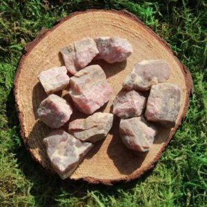Shop Raw & Rough Rhodochrosite Stones! Rhodochrosite Raw Chunks | Natural genuine stones & crystals in various shapes & sizes. Buy raw cut, tumbled, or polished gemstones for making jewelry or crystal healing energy vibration raising reiki stones. #crystals #gemstones #crystalhealing #crystalsandgemstones #energyhealing #affiliate #ad